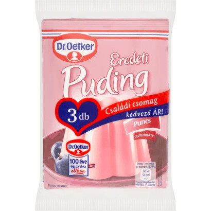 Dr. Oetker Original Pudding Punsch-Puddingpulver - 3 x 40 g