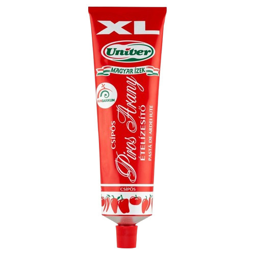 Univer Ungarische Spezialität XL Piros Arany – Scharfe Würzpaprikacreme – 240 g