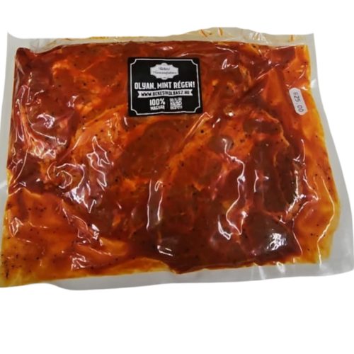 Békési marinierter Schweinshals, mit Paprika